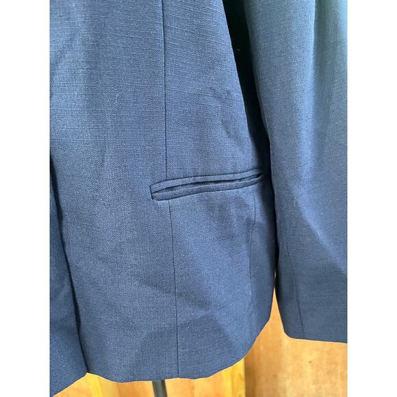 Pendleton Women's Vintage Navy Button Front Jacket Size 12 - Picture 6 of 9